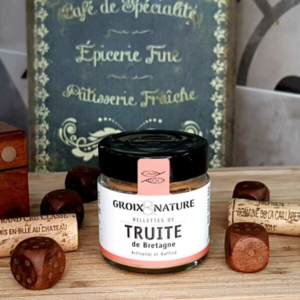 Rillettes de truite de Bretagne 100g Groix & Nature