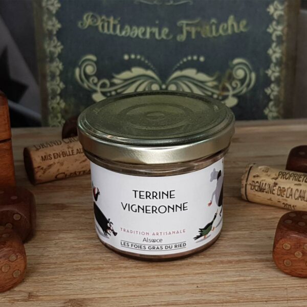 Terrine Vigneronne 90g - Les Foies Gras du Ried